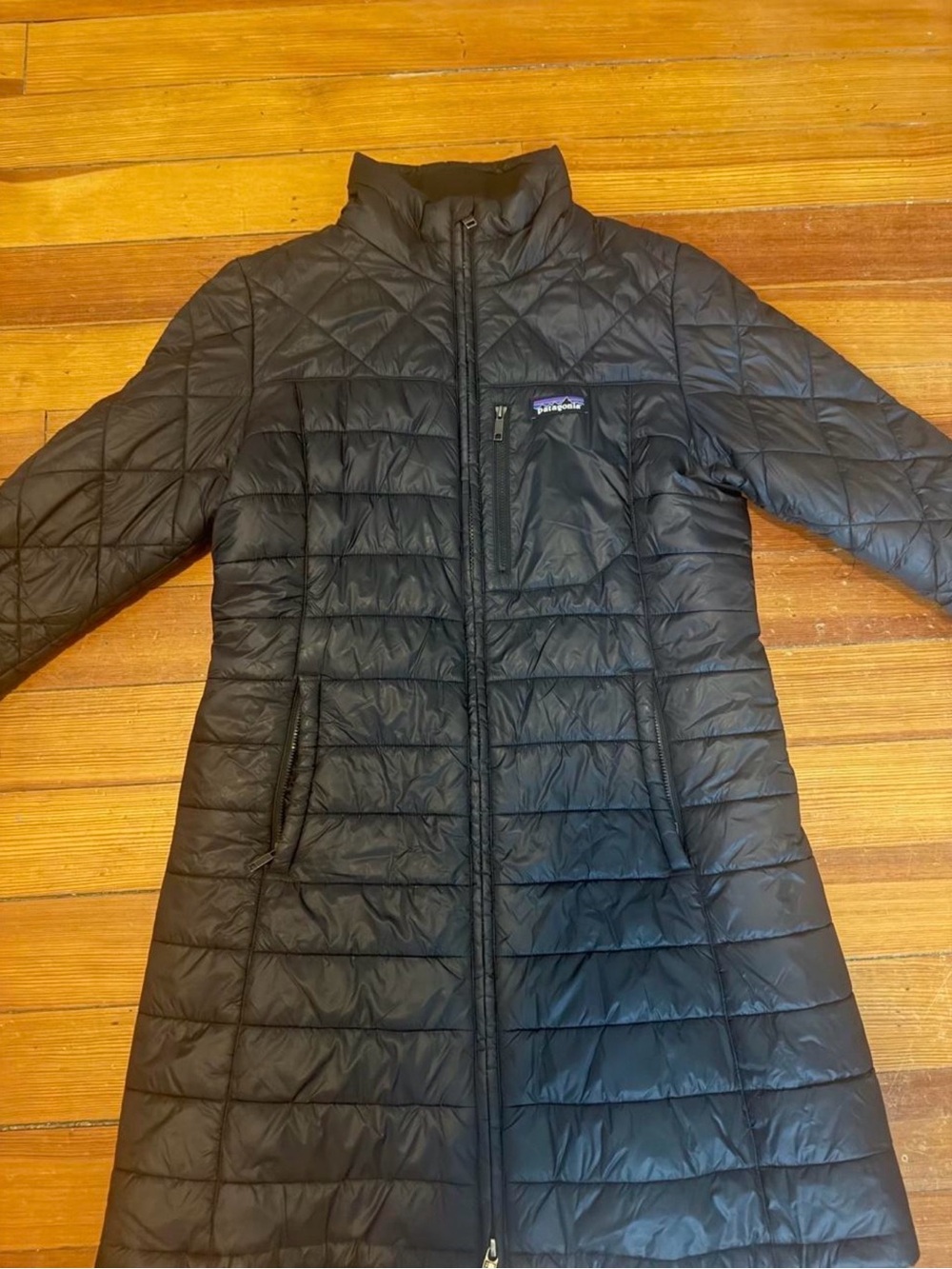 Patagonia Women’s Black Quilted Puffer Coat